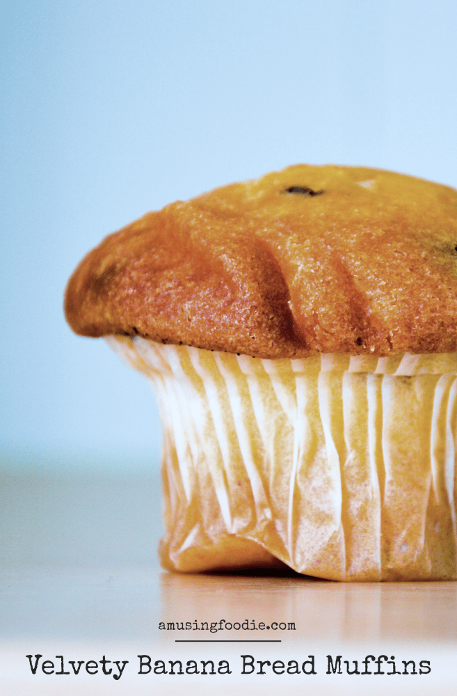 Velvety Banana Bread Muffins — perfect grab 'n go breakfast!