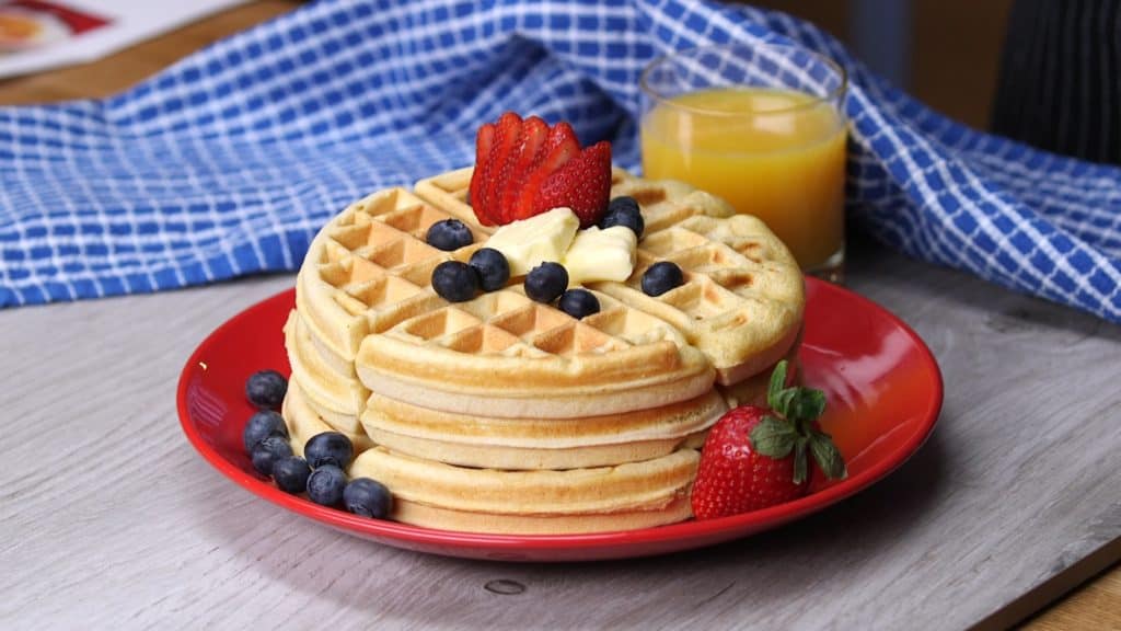 Who doesn't want a recipe for quick waffles on the weekend? These are perfect every time!