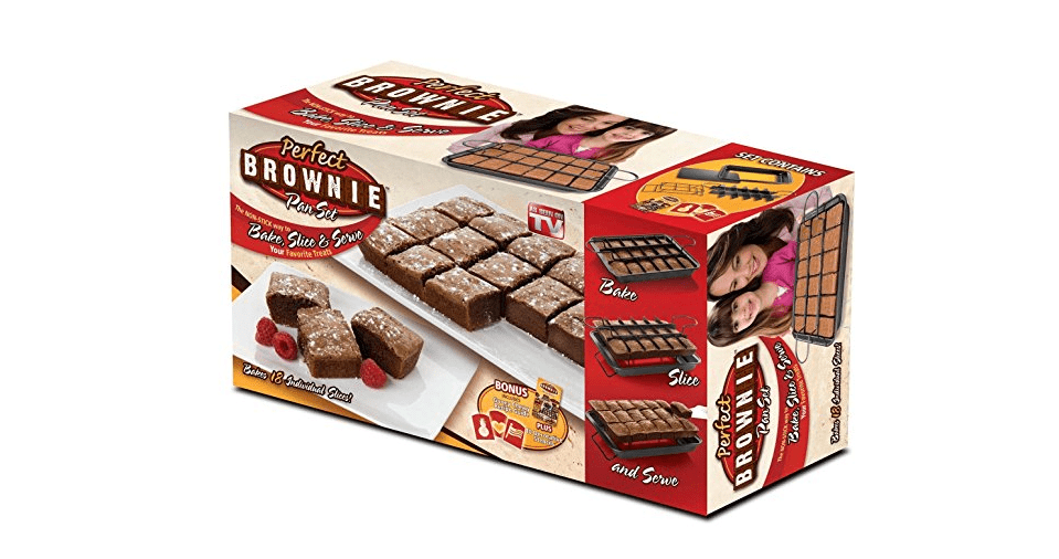 What's up with infomercials, anyway—by the way, have you tried the Perfect Brownie Pan?