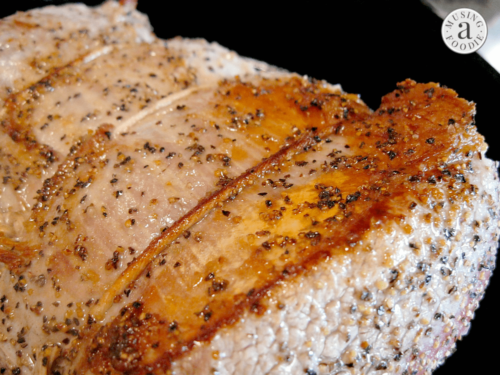 Cast iron roast beef with gravy is best when you make sure to get a good sear on all sides to keep it nice and juicy!