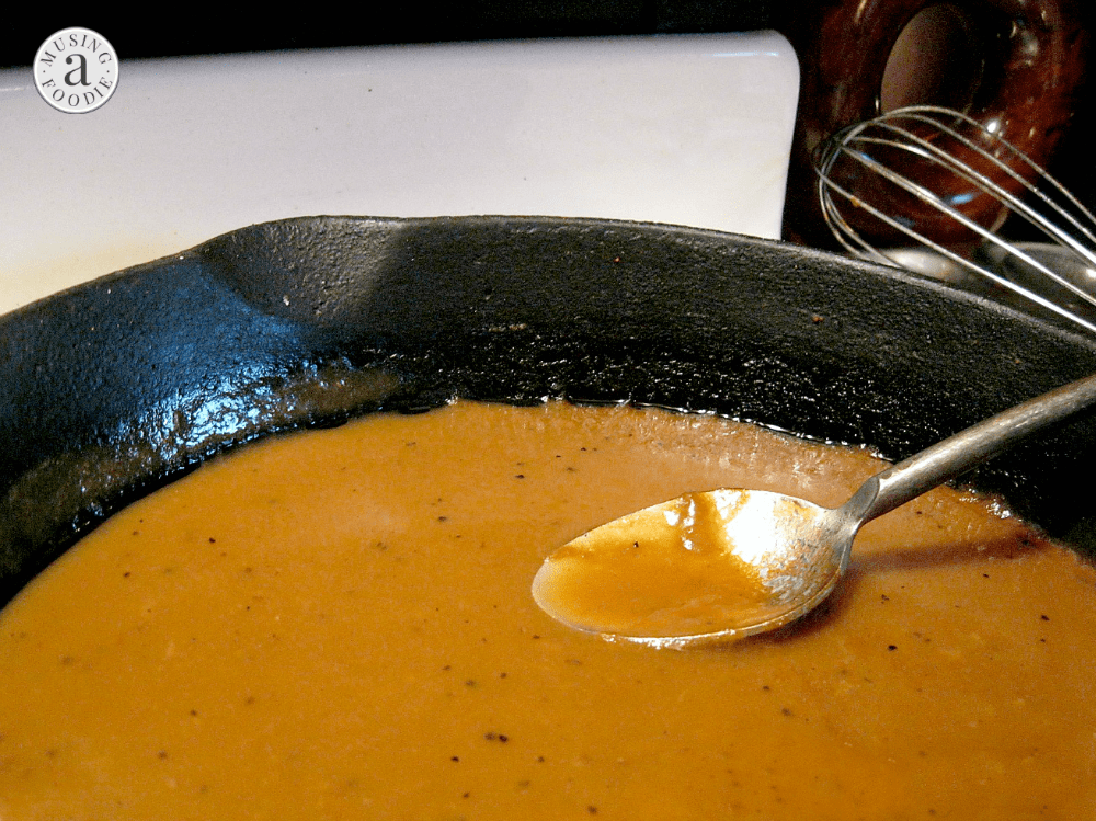 Cast iron roast beef with gravy is best when you make sure to get a good sear on all sides to keep it nice and juicy!