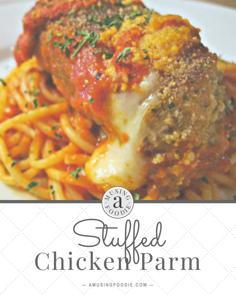 Stuffed chicken parm is an ooey-gooey twist on an Italian classic.