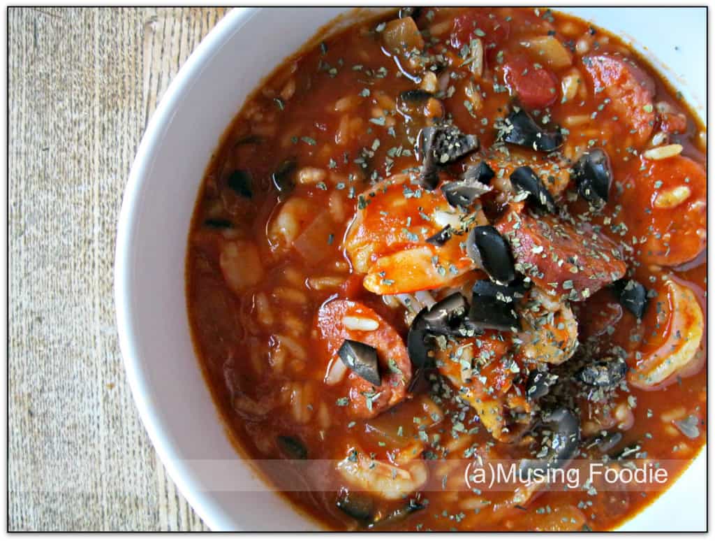 Slow Cooker Shrimp & Sausage Jambalaya
