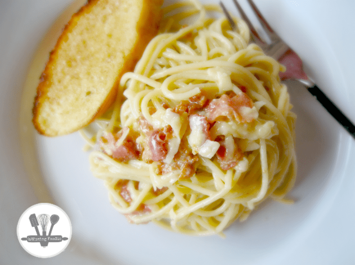 This easy spaghetti carbonara will become a fast favorite for dinner!