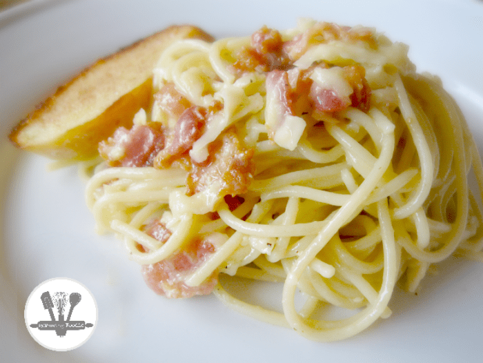 This easy spaghetti carbonara will become a fast favorite for dinner!