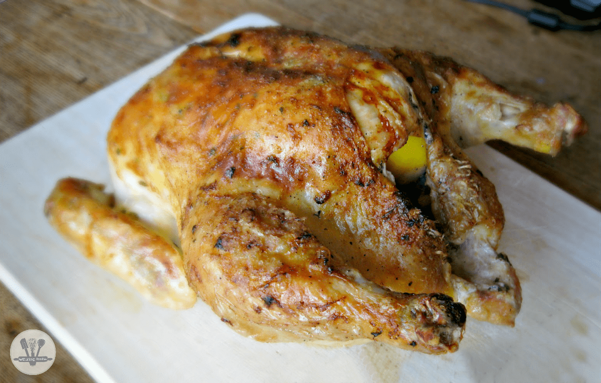 Roast lemon pepper chicken is a perfect Sunday dinner comfort food!