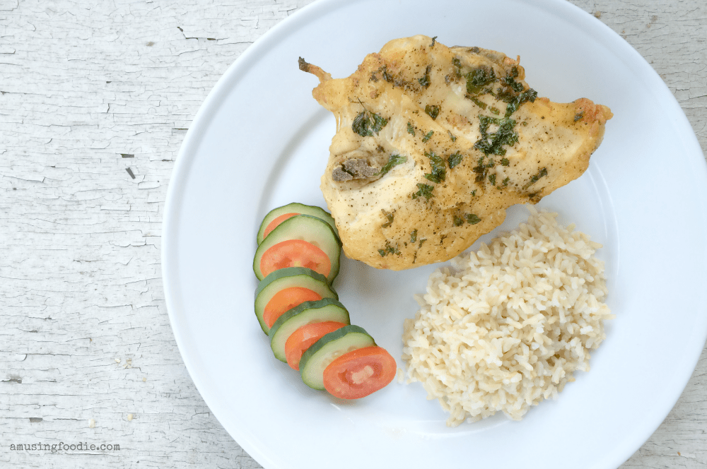 Oven Fried Chicken Breast Halves with Crispy Skin!