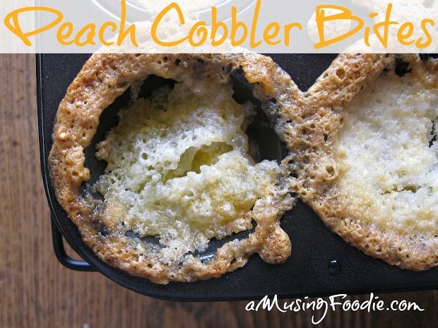 These cobbler bites are a mini version of my traditional cobbler recipe—YUM!