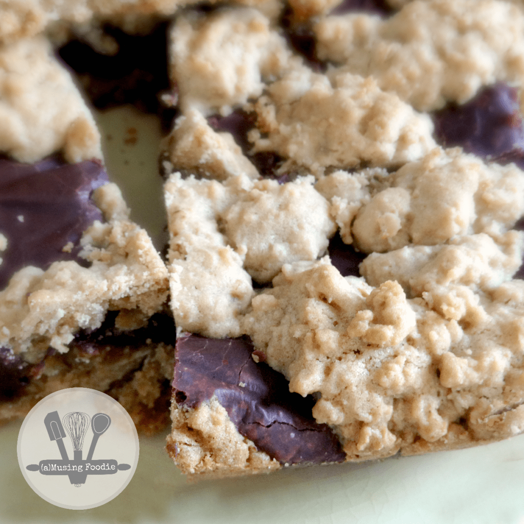 Dark chocolate revel bars are a classic, rich and delightful dessert treat that go perfectly with a warm mug of coffee or cocoa!