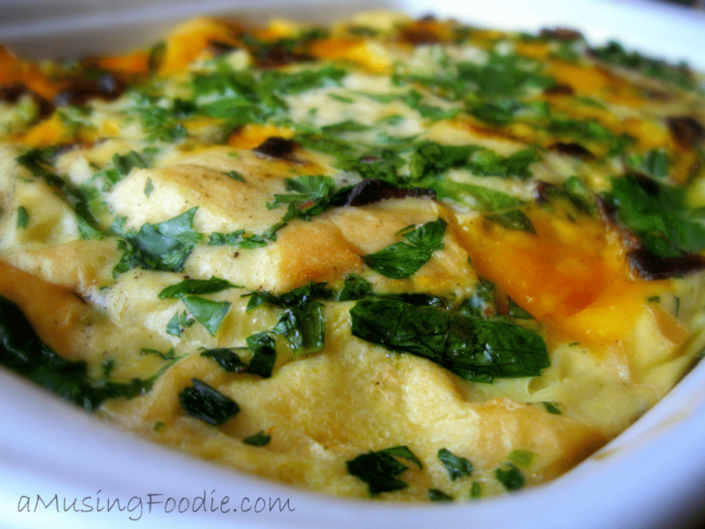 This spinach, bacon and egg breakfast casserole is a great make-ahead meal to serve for breakfast on a holiday or vacation morning!