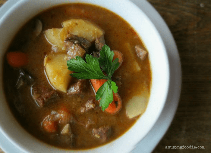 Learn how to make classic beef stew! It's the perfect hearty meal to feed a crowd on a blustery day.