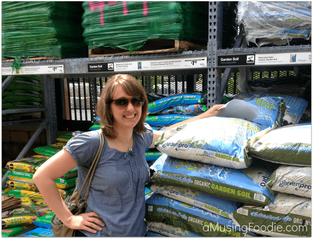 Vertical Garden Project Series: Buying the Materials #DigIn #Ad home-depot-vertical-garden-1