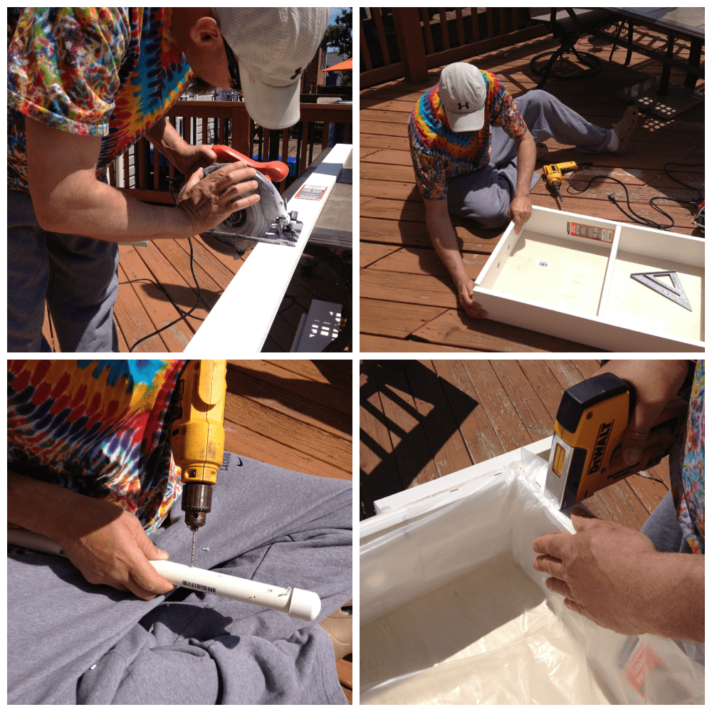 Vertical Garden Project #DigIn How to make a vertical garden.