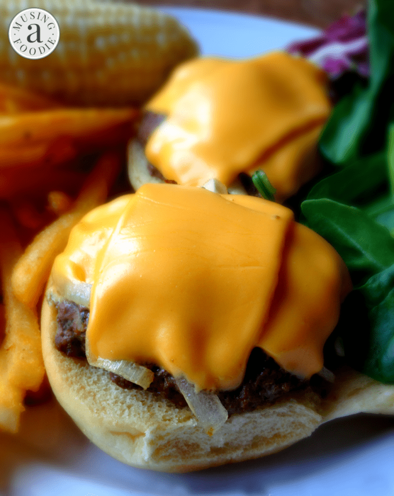 Cheeseburger Sliders with Caramelized Onions - (a)Musing Foodie