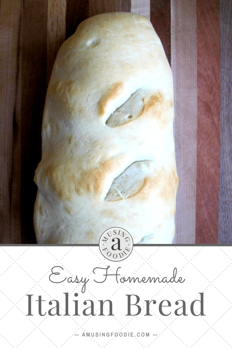 A homemade Italian bread recipe that doesn't take hours to prep and bake? Yes, it does exist!