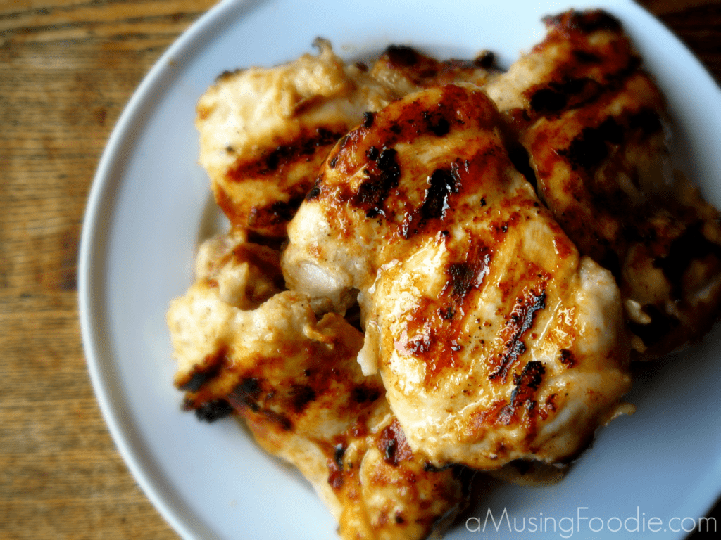 Grilled Ginger Spiced Chicken Thighs grilled-spiced-ginger-chicken