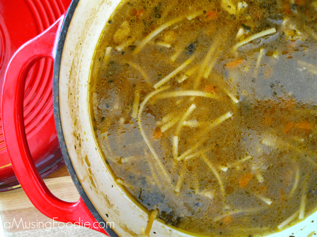 Homemade Chicken Noodle Soup Is there anything more comforting than a warm, savory bowl of homemade chicken noodle soup?