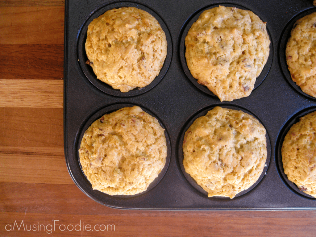 Cranberry Almond Zucchini Mini Muffins Cranberry almond zucchini muffins baked in a mini muffin tin