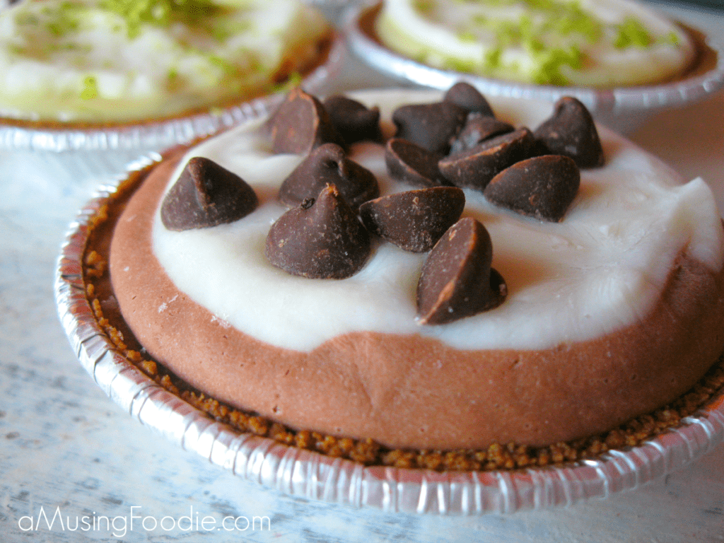 Mini Chocolate Frozen Yogurt Pies Mini Chocolate Frozen Yogurt Pies