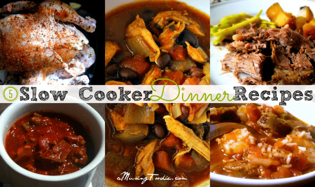 5 Slow Cooker Dinner Recipes