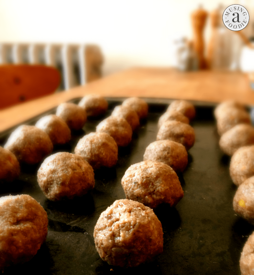 This vegetarian "meatball" sub is a nice meatless alternative to the classic!