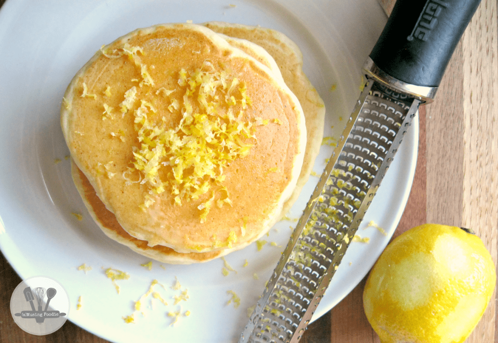 Lemon ricotta pancakes are a delightfully tart and citrus-y version of a breakfast classic.