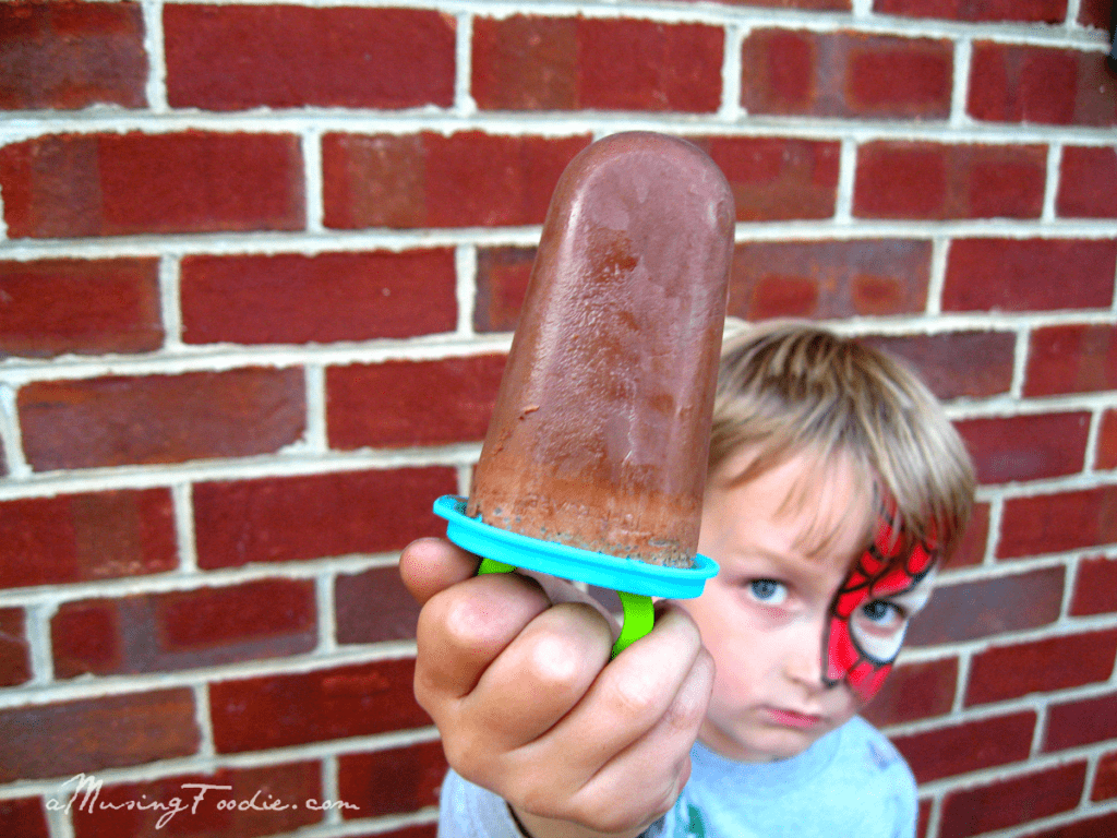 Homemade Frozen Fudge Pops