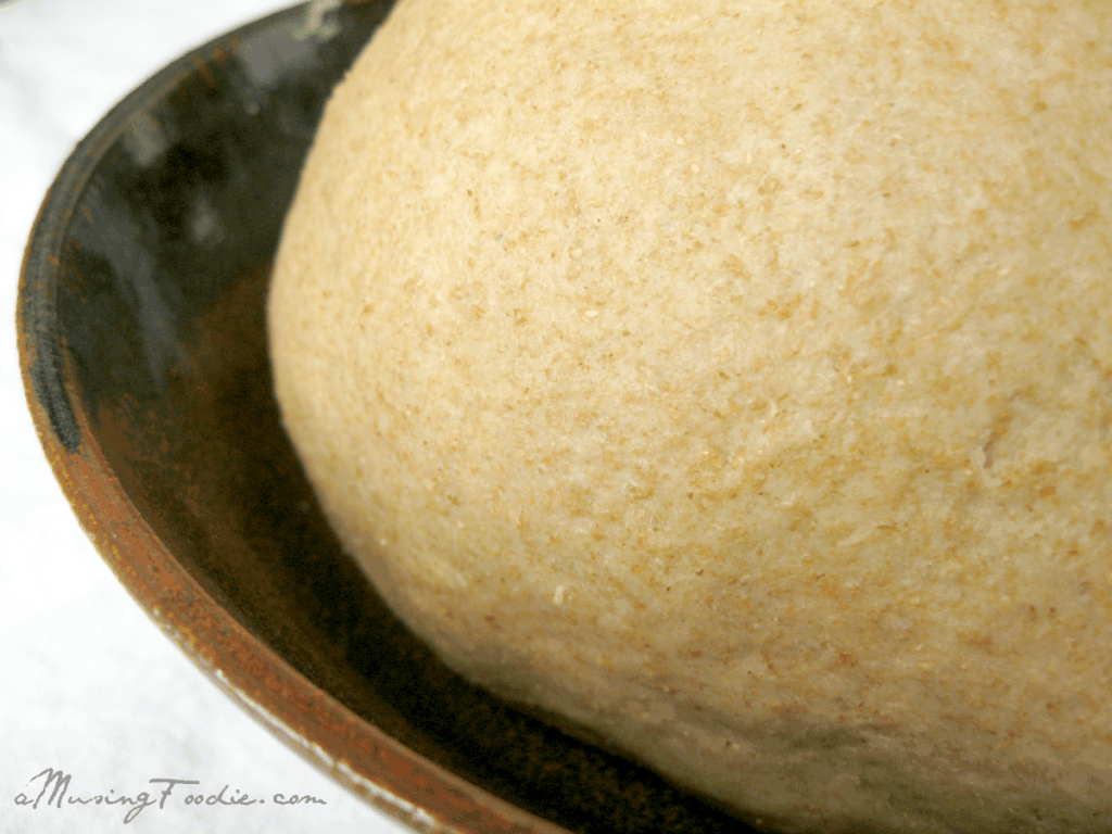 Easy homemade whole wheat pizza dough!