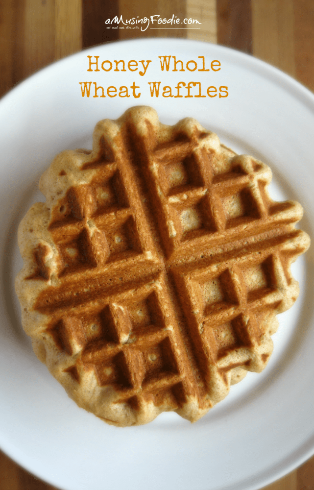 Honey Whole Wheat Waffles Amusing Foodie