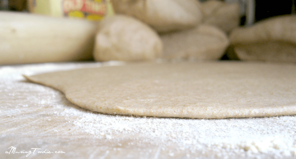 Easy homemade whole wheat pizza dough!