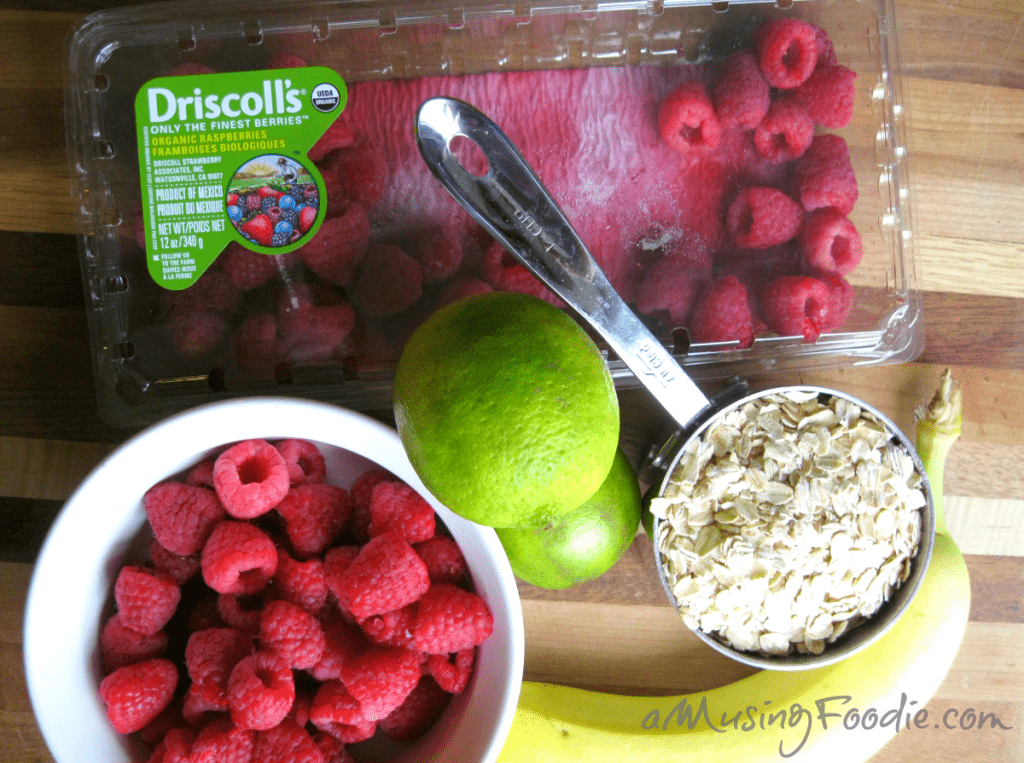 Raspberry Oatmeal Banana Bread