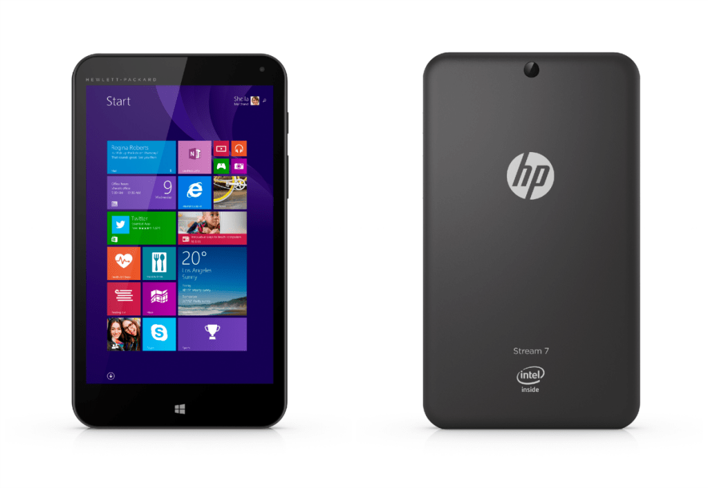 HP Stream 7 Signature Edition Tablet Front Back