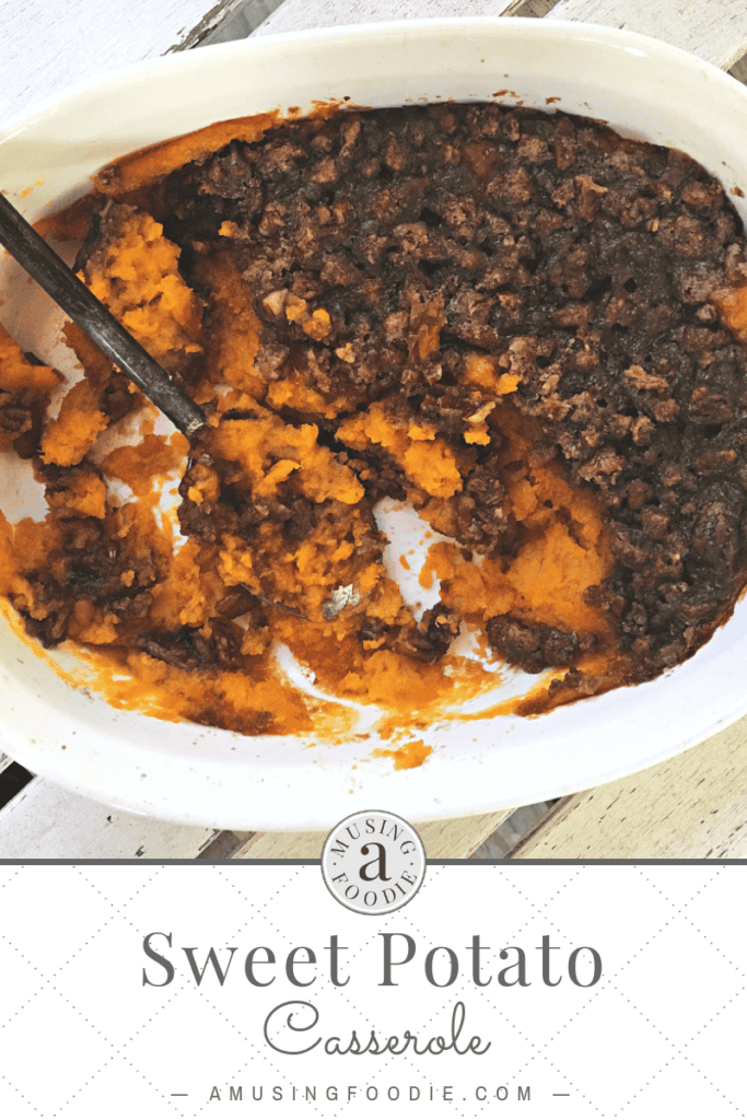 The very best sweet potato casserole EVER. And not a marshmallow in sight!