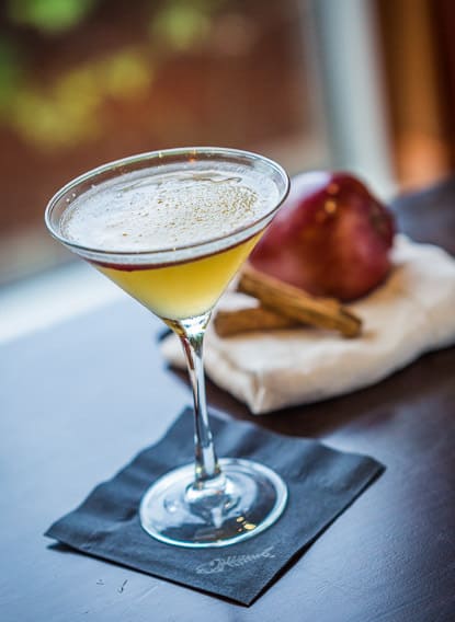 Fall Apple Martini at Bonefish Grill