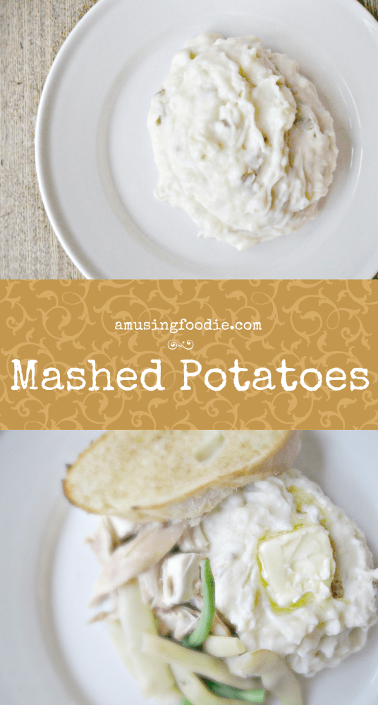 Homemade mashed potatoes are soooo simple to make. You'll never buy pre-maid or [cringe] potato flakes again!