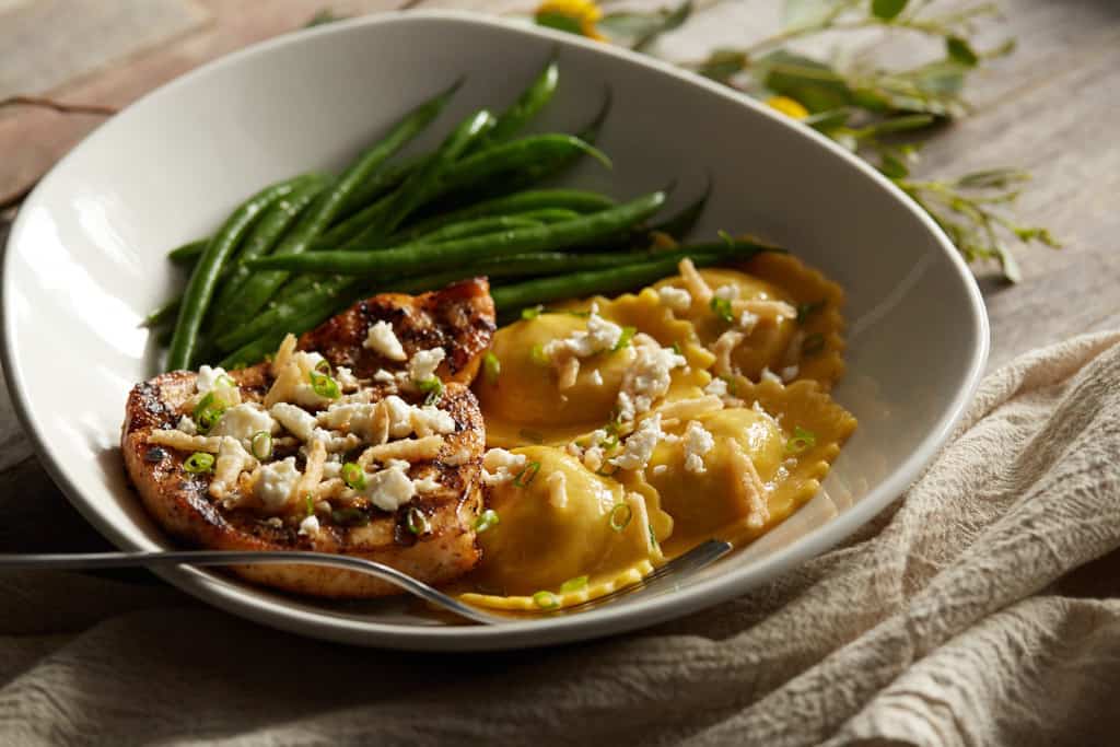 Pumkin Ravioli at Bonefish Grill