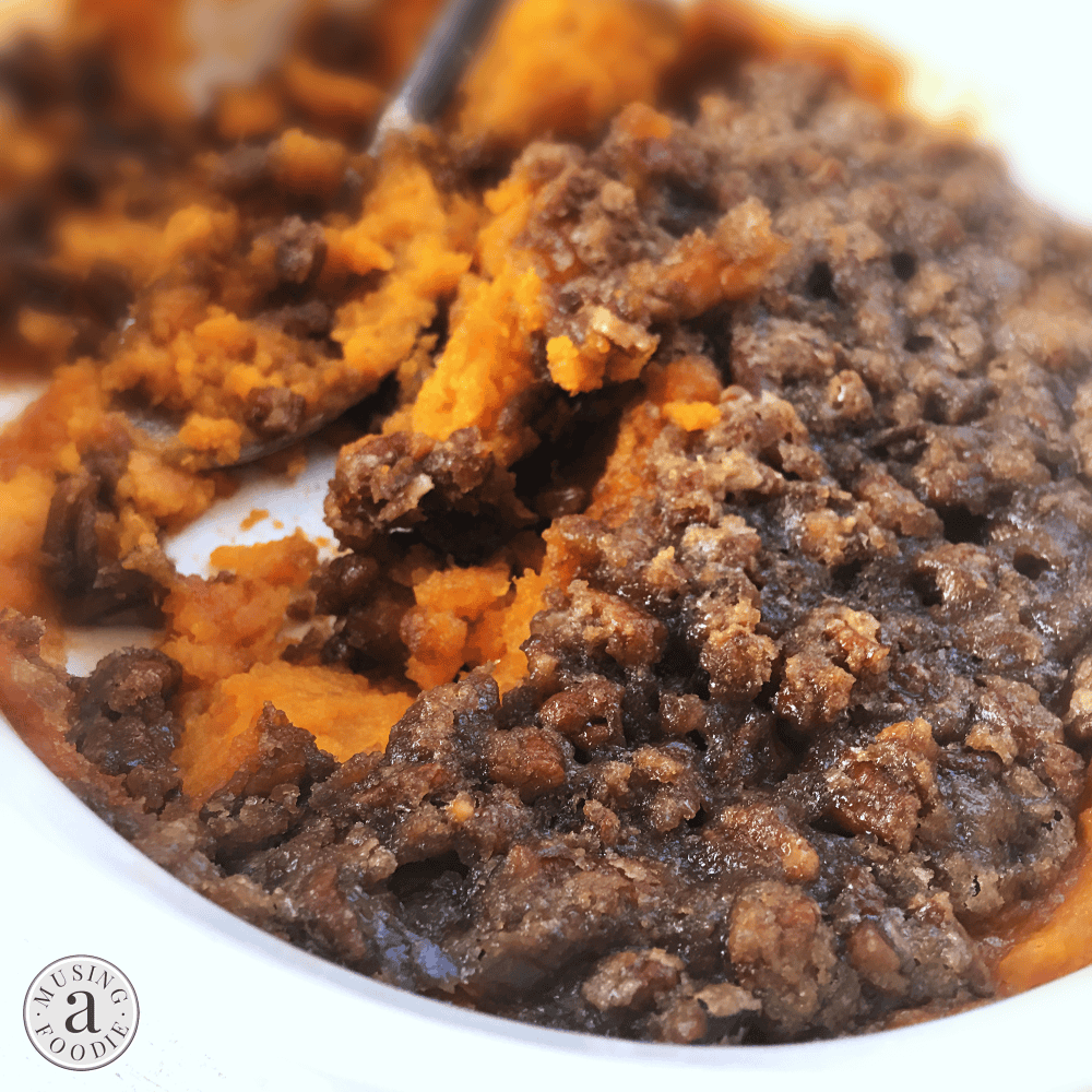 The very best sweet potato casserole EVER. And not a marshmallow in sight!