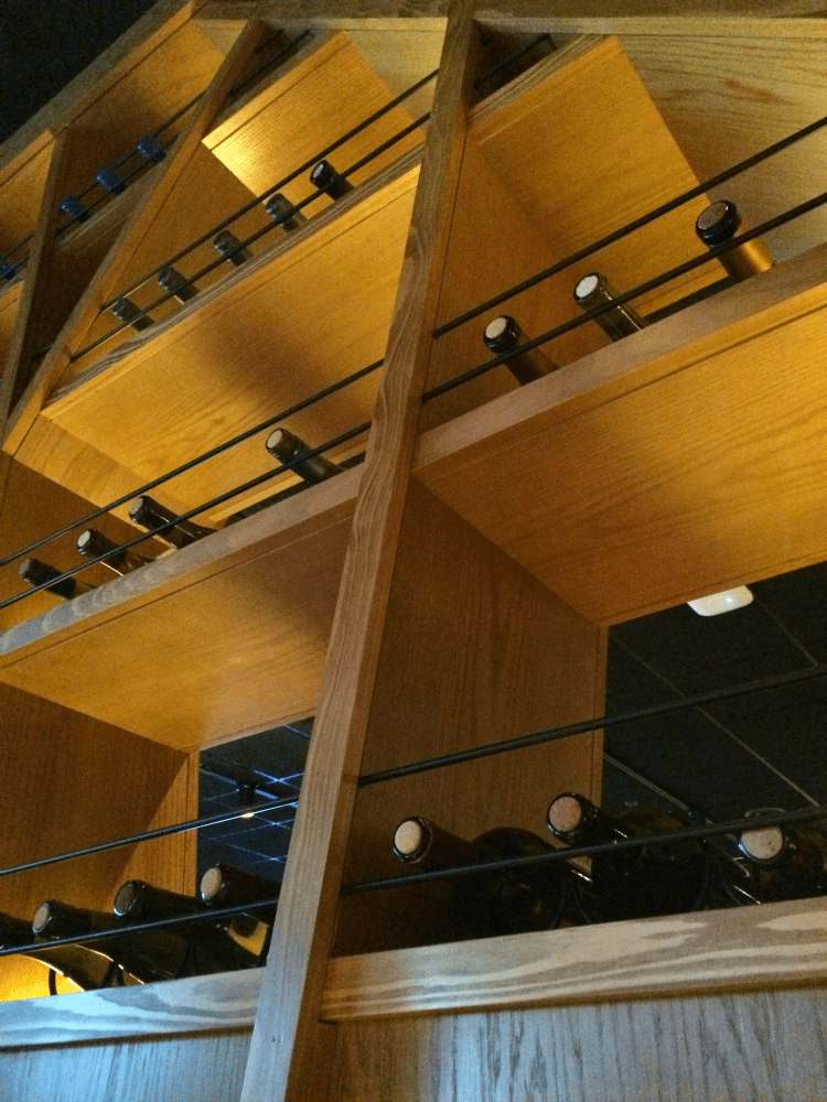 Wine Wall at Bonefish Grill in Frederick, MD