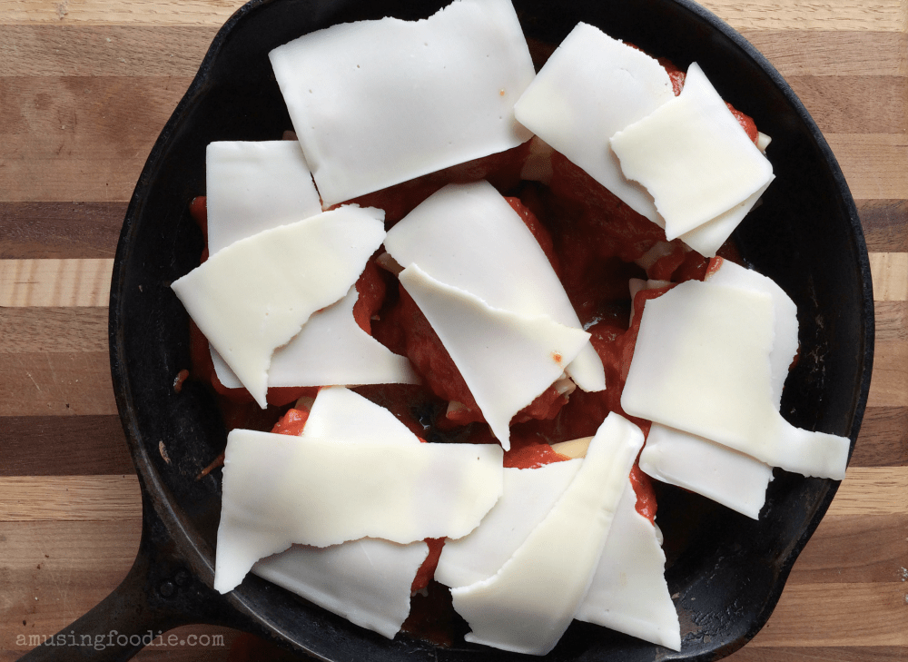 Lasagna Rolls in a Cast Iron Skillet!