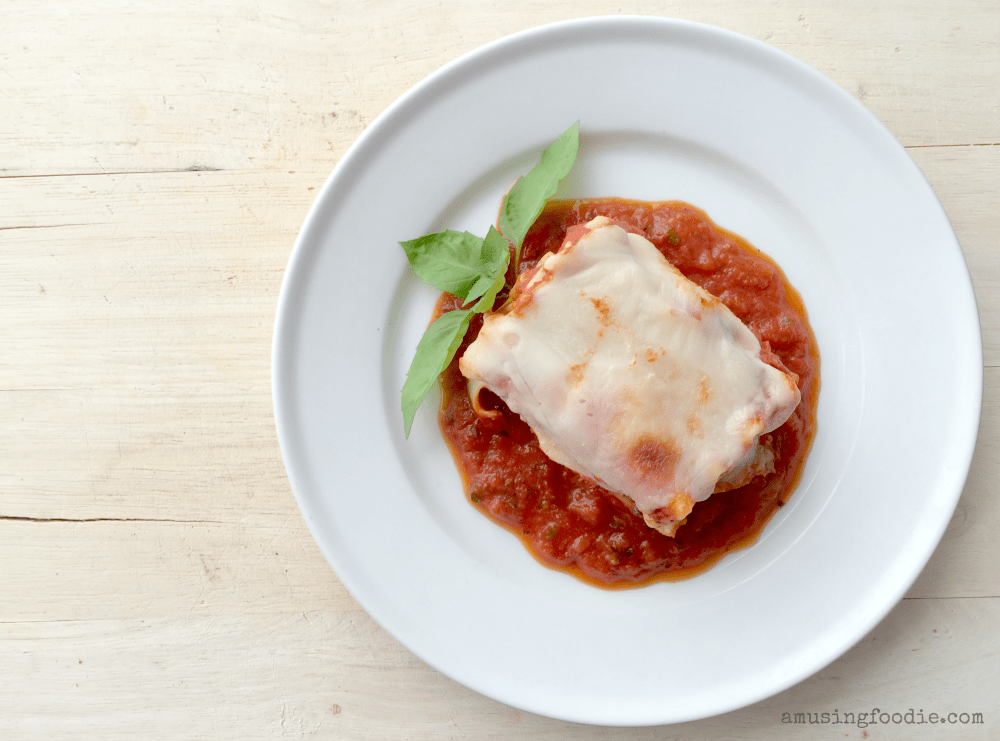 Lasagna Rolls in a Cast Iron Skillet!