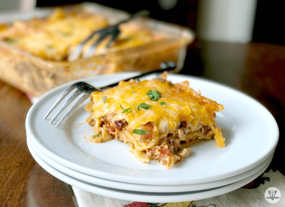 The deep layers of flavor in this chipotle chicken lasagna are a surprising treat, given how simple it is to make. It's the perfect recipe to add to your dinner rotation and you can even make it ahead!