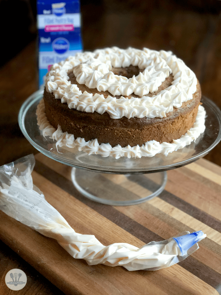 This super easy carrot cake is full of flavor, loaded with spices, and perfect for fall!