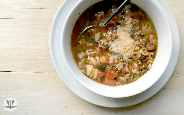 Instant Pot Crumbled Italian Sausage Soup - (a)Musing Foodie