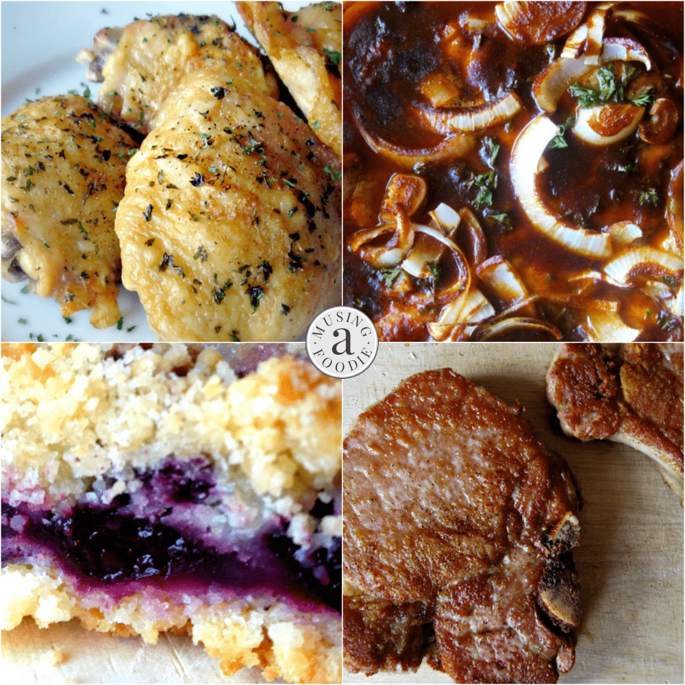 These recipes—including juicy seared pork chops, oven fried chicken thighs and a refreshing gin mojito—are consistently the top reader favorites from amusingfoodie.com.