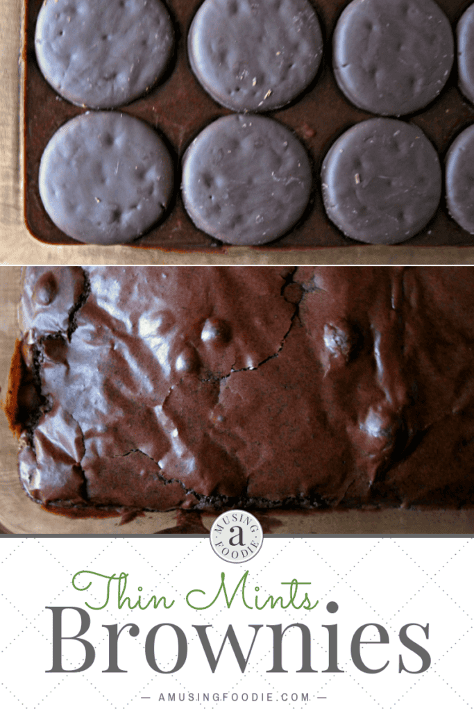 These homemade Thin Mints brownies are simple to make and loaded with rich, dark chocolate fudgy flavor.